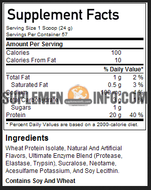 Protein Isolate Ultimate Nutrition2